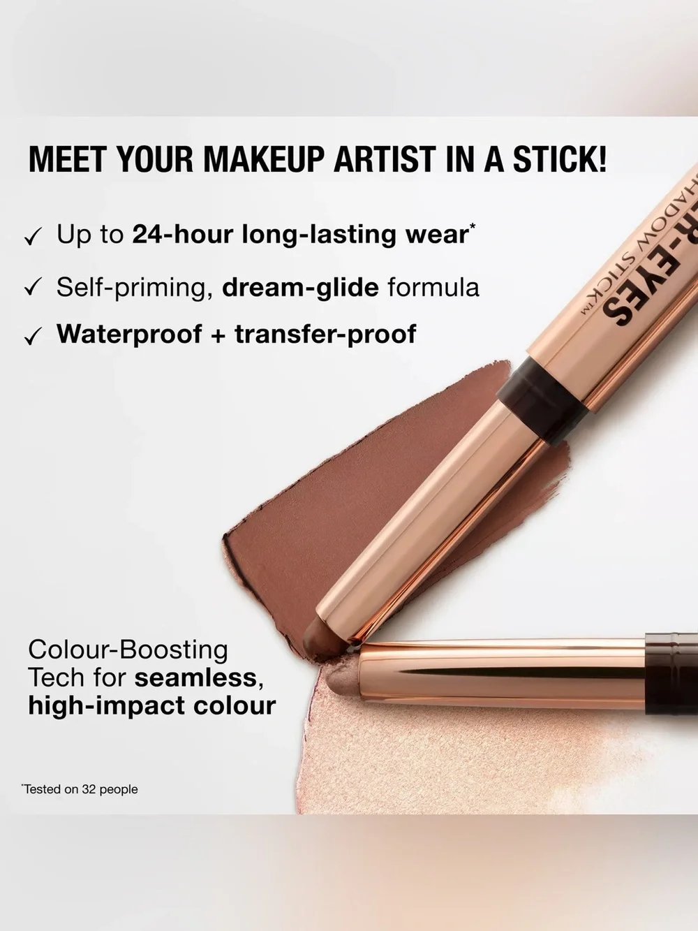 Charlotte Tilbury Exagger-Eyes Waterproof Eyeshadow Stick - Amber Haze